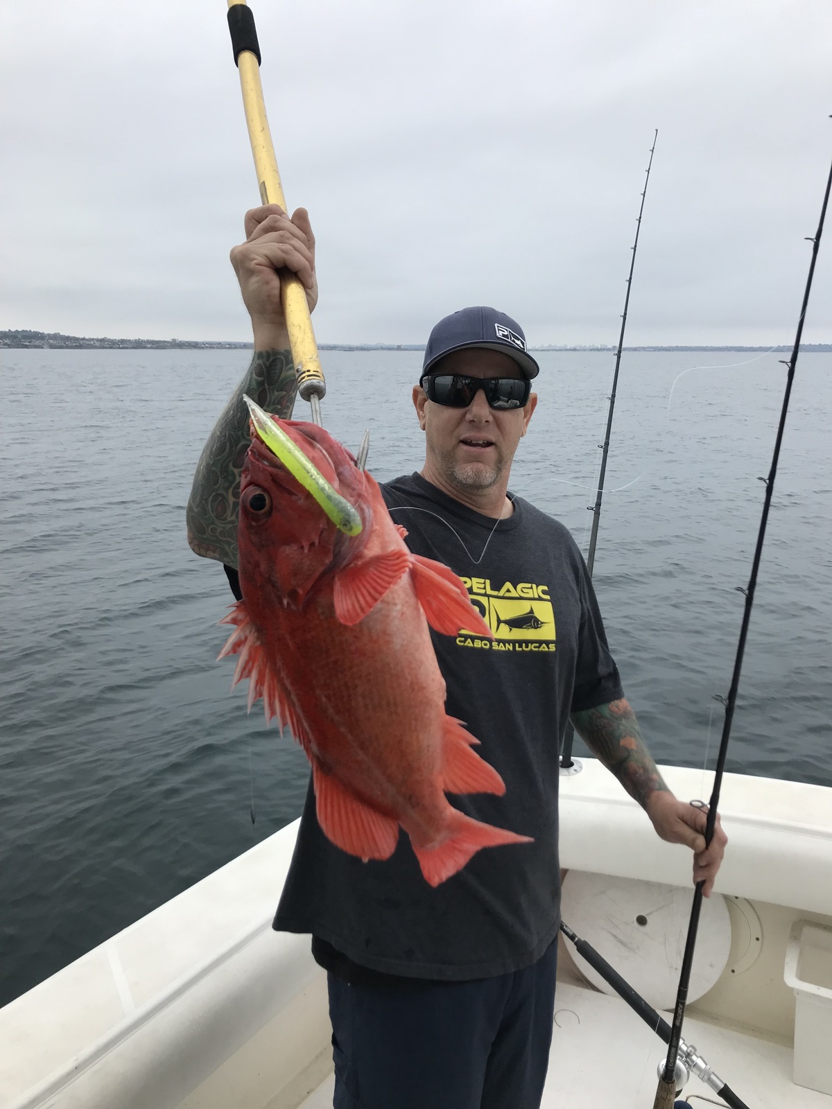 Johnny with a fat red
